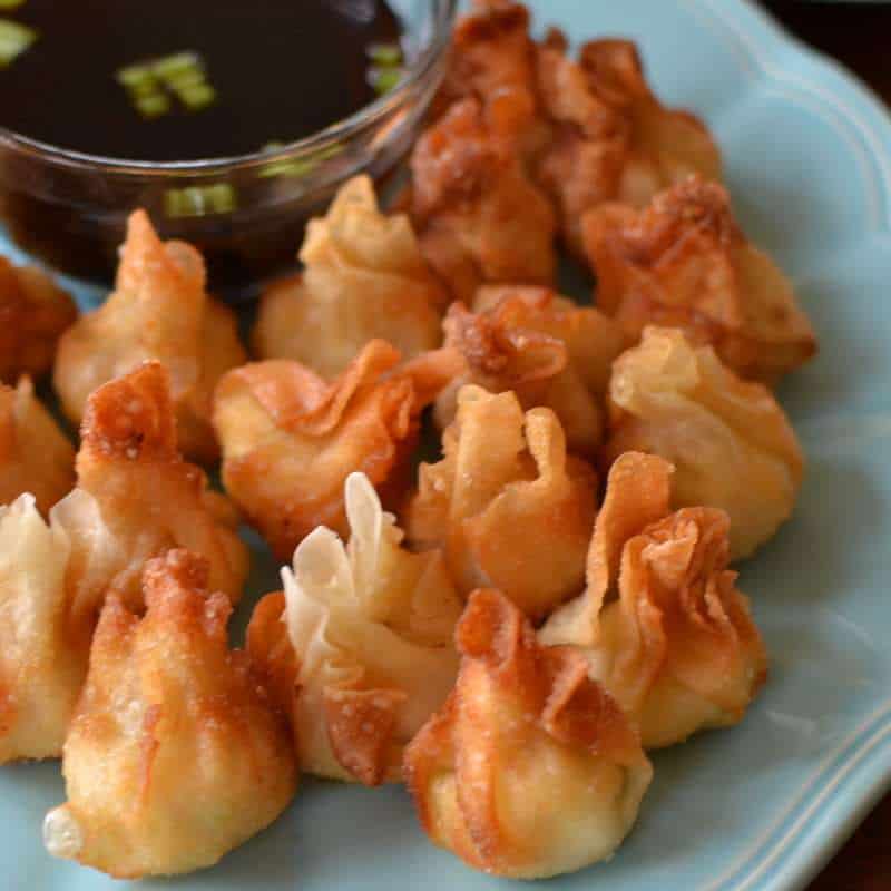 Pepper Jack Chicken Cream Cheese Wontons | Small Town Woman