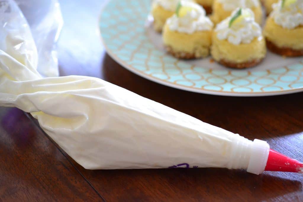 Key Lime Tarts Small Town Woman Place The Whip Cream And Sugar In A Mixing Bowl Mix Until Stiff Peaks Form Put Whipped Pastry Decorating Bag I Like Disposable Ones