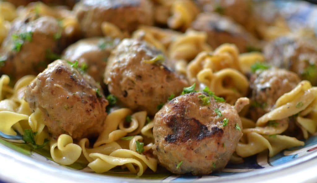 Savory Sweet Swedish Meatballs | Small Town Woman