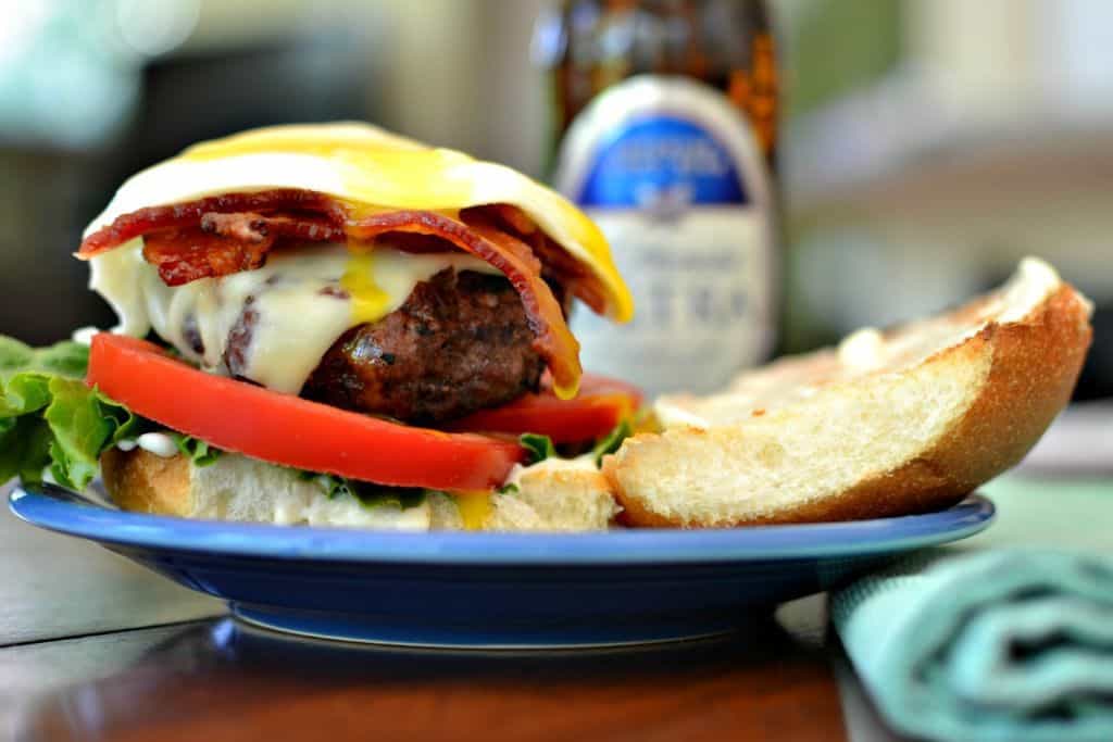 Burger with Fried Egg