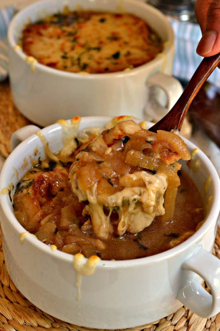 Classic French Onion Soup (with sweet caramelized onions)