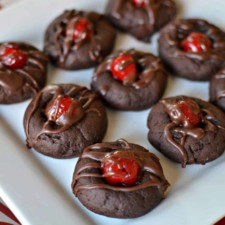 Double Chocolate Cherry Cookies-image