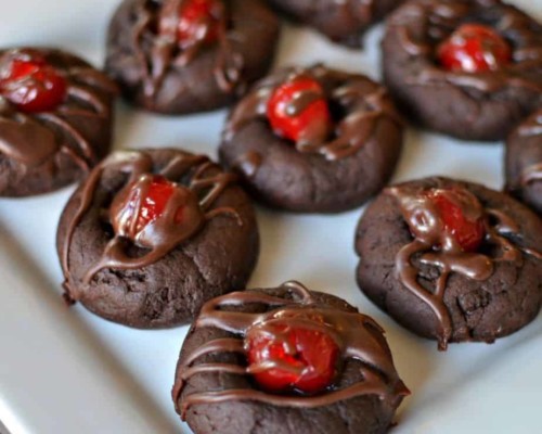 Chocolate Cherry Cookies