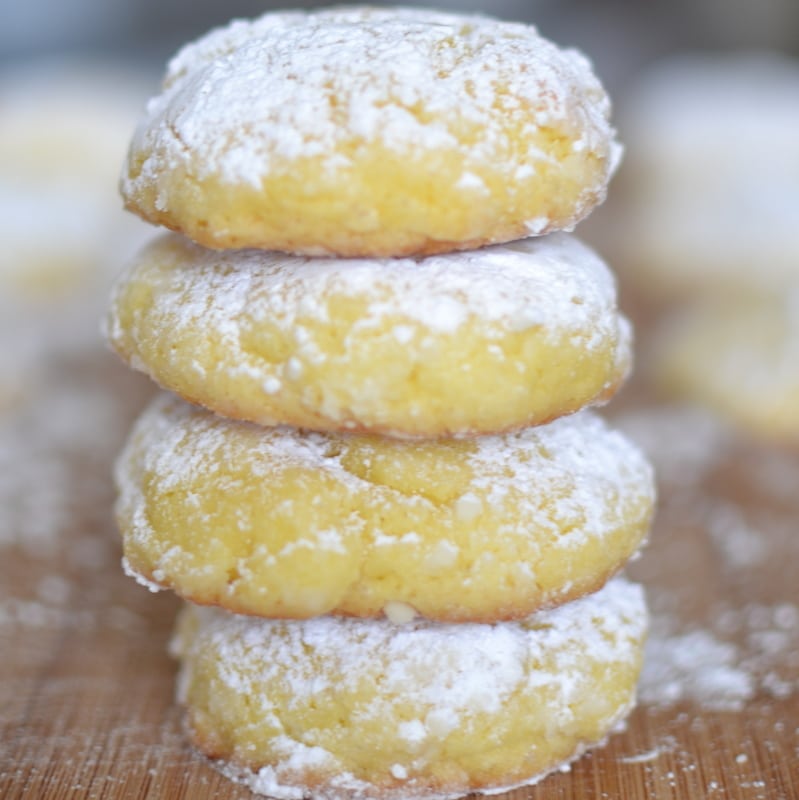 Lemon Gooey Butter Cookies