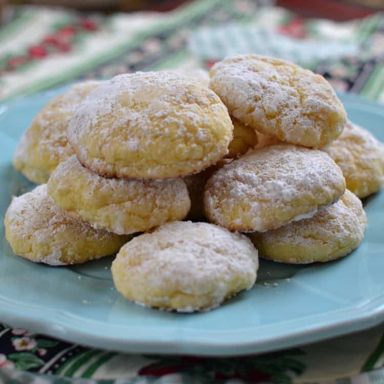 Lemon Gooey Butter Cookies