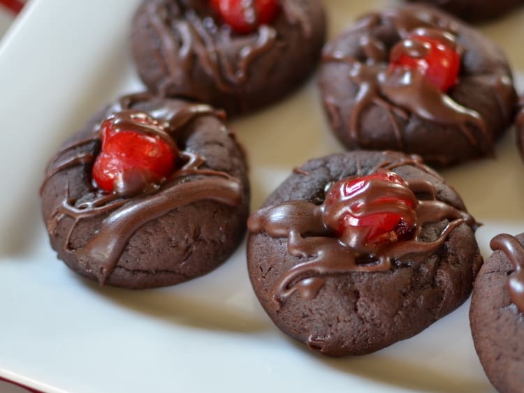 Double Chocolate Cherry Cookies Small Town Woman