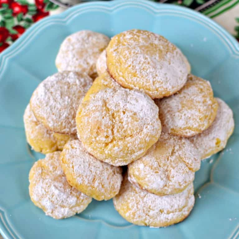 Lemon Gooey Butter Cookies Recipe Small Town Woman