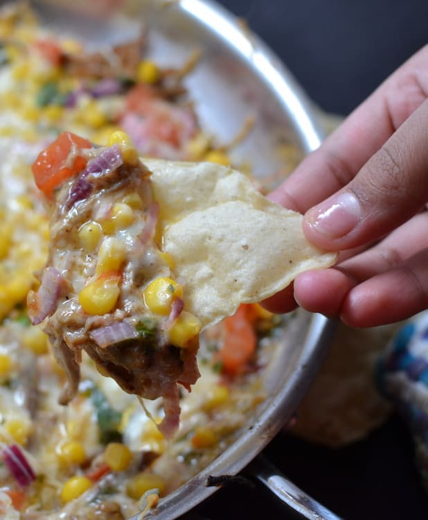 Pulled Pork Queso Fundido Small Town Woman