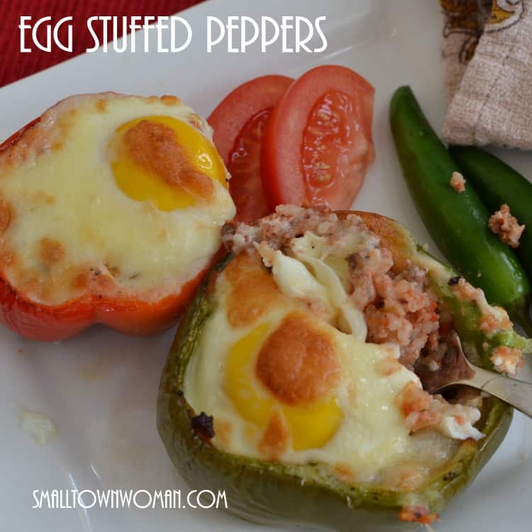 Egg Stuffed Peppers Small Town Woman