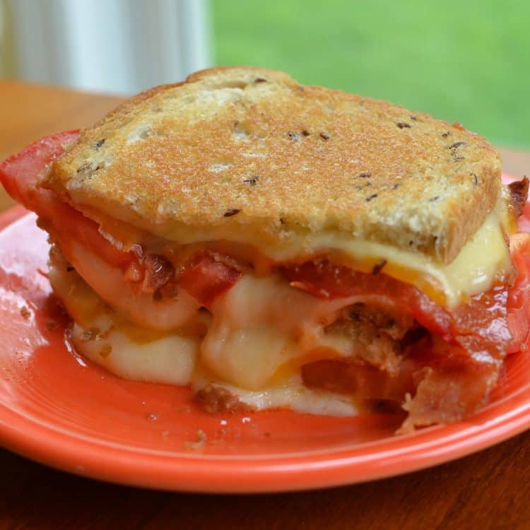 Bacon Tomato Grilled Cheese Small Town Woman