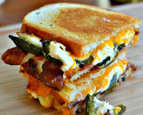 Jalapeno Popper Grilled Cheese