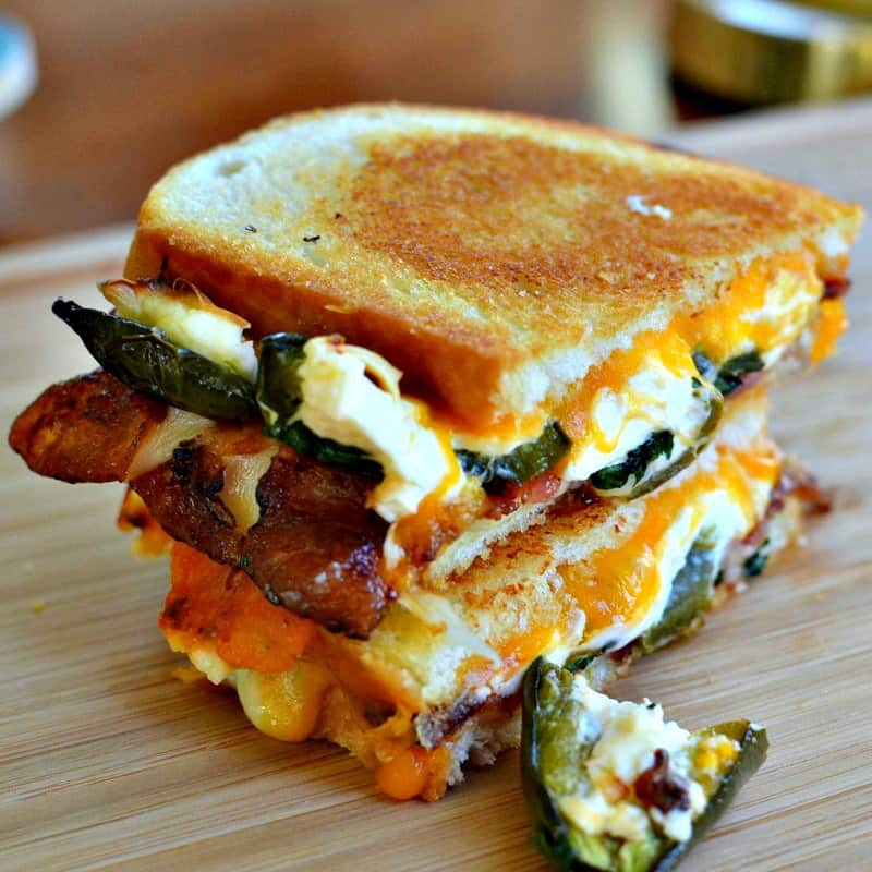 Jalapeno Popper Grilled Cheese Recipe