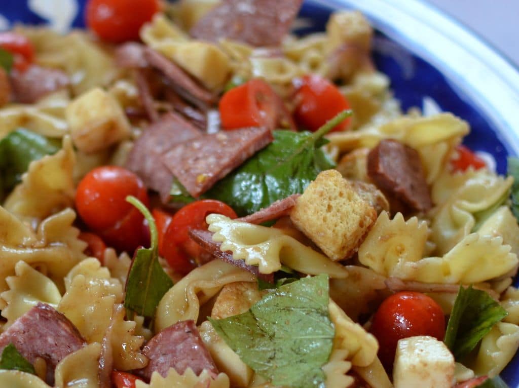 Caprese Pasta Salad Small Town Woman