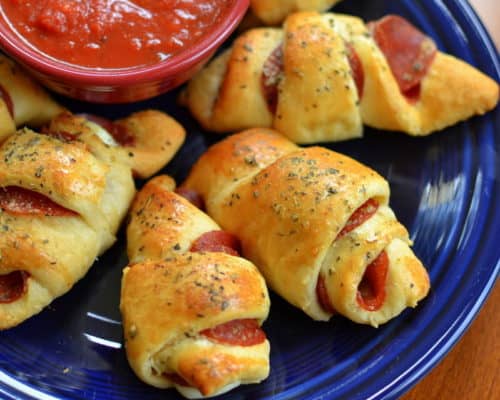 Mozzarella Pepperoni Crescents