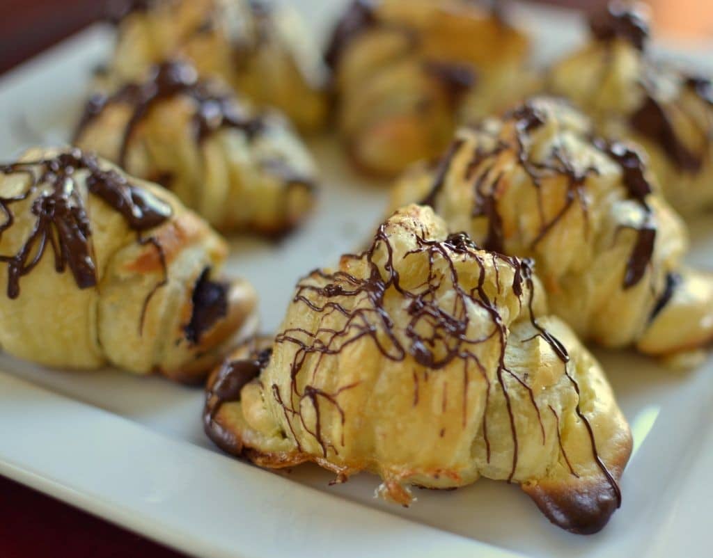 Mini Chocolate Cheesecake Croissants Small Town Woman
