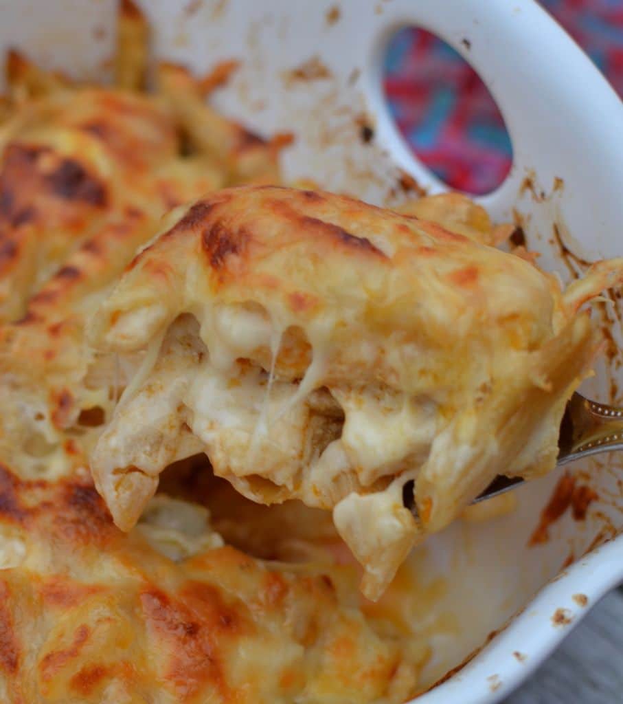 Buffalo Blue Cheese Chicken Noodle Casserole Small Town Woman