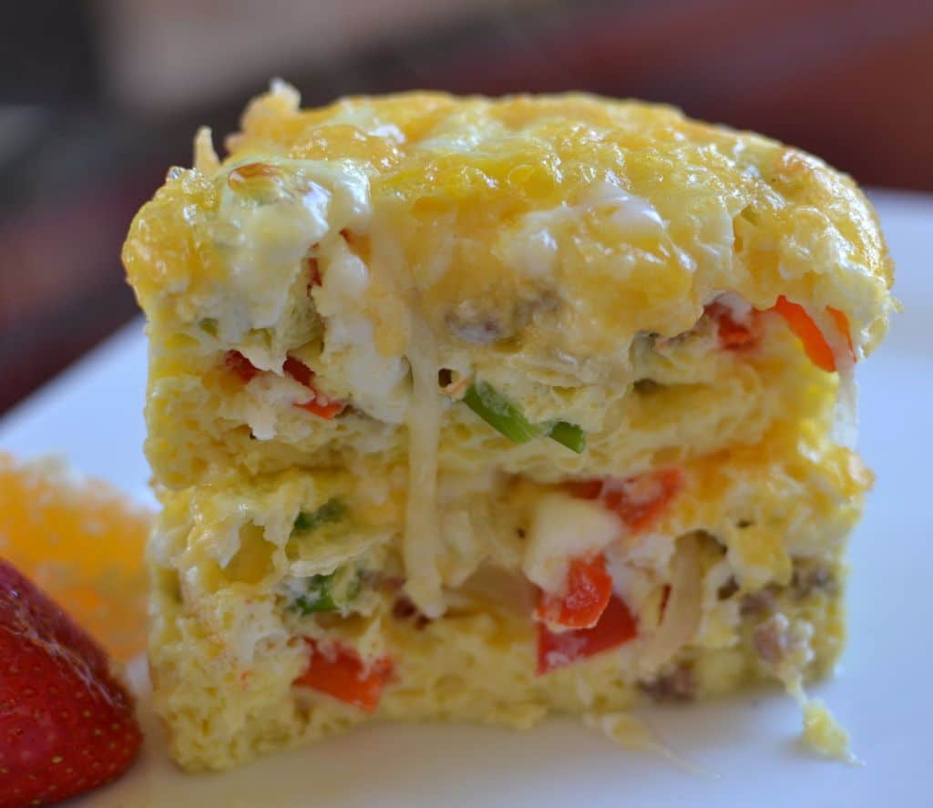 Sausage Pepper Egg Bake | Small Town Woman