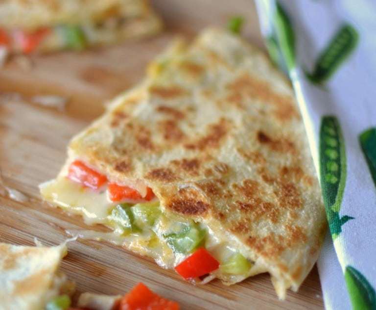 Bacon Spinach Dip Quesadilla Small Town Woman