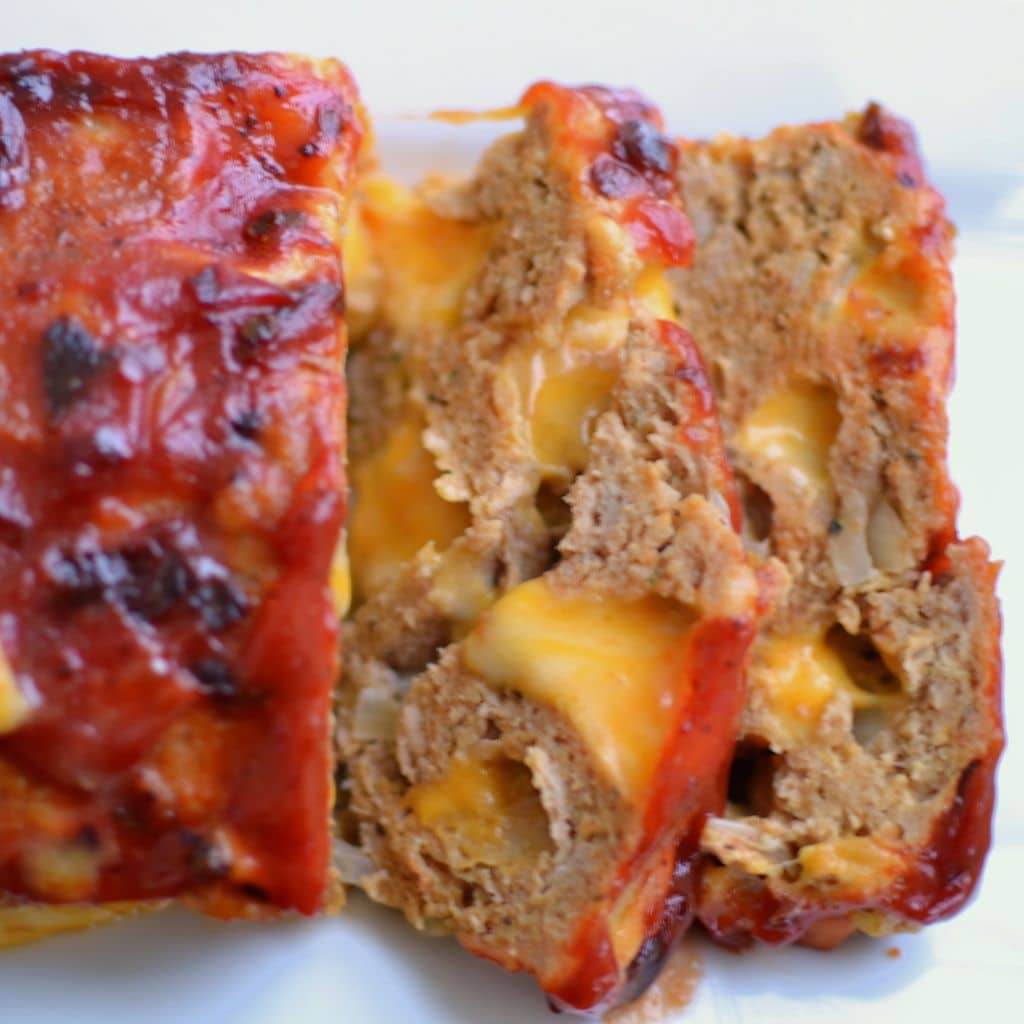 Colby Jack Meatloaf with Chipotle Ketchup | Small Town Woman