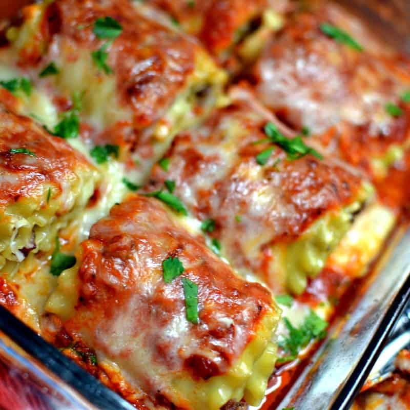 Easy Lasagna Roll Ups 