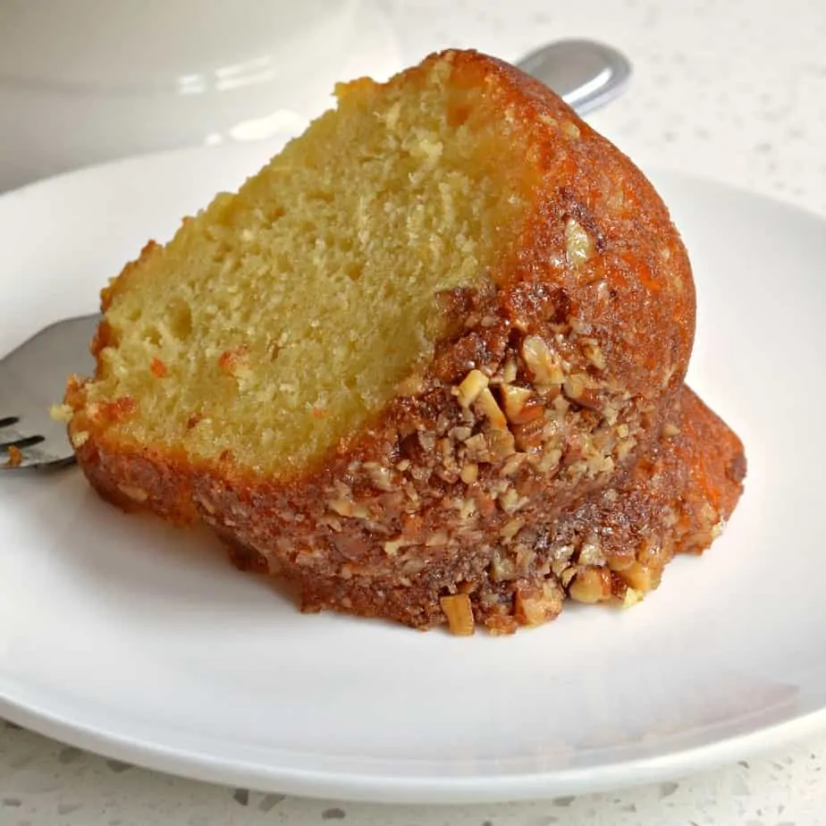 In less than fifteen minutes prep time you have the perfect Rum Cake for potlucks, family reunions and holiday parties.