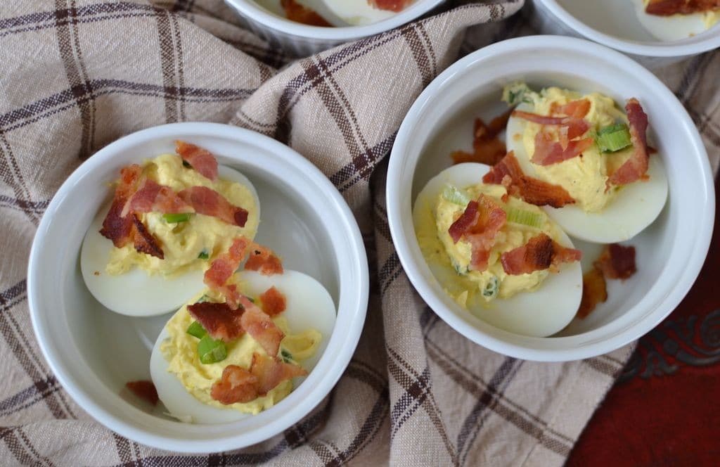 Bacon & Horseradish Deviled Eggs Small Town Woman