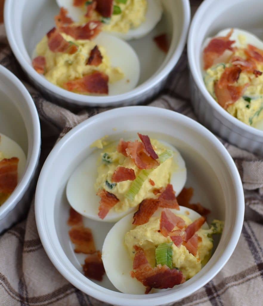 Bacon & Horseradish Deviled Eggs Small Town Woman