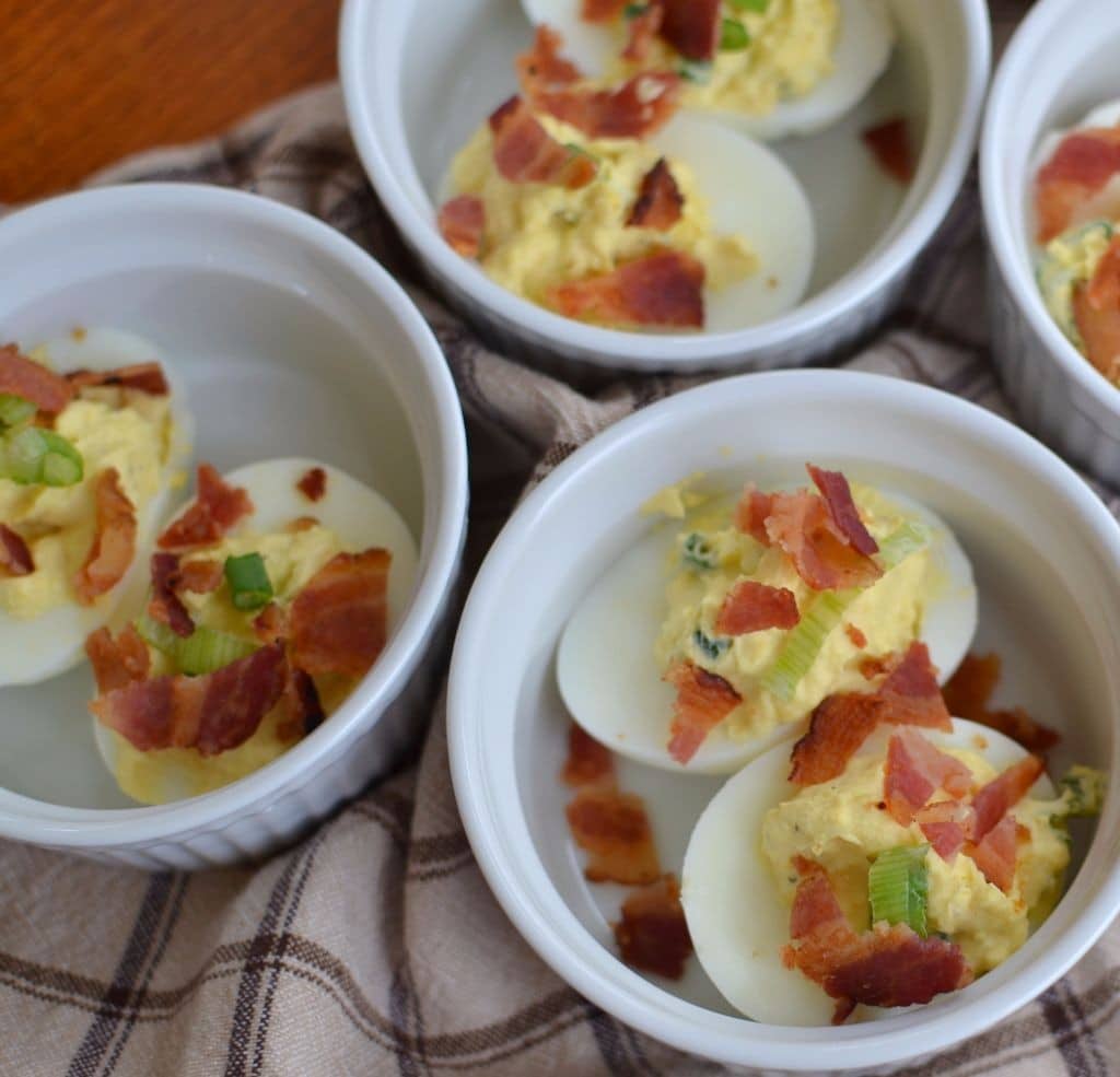 Bacon & Horseradish Deviled Eggs Small Town Woman