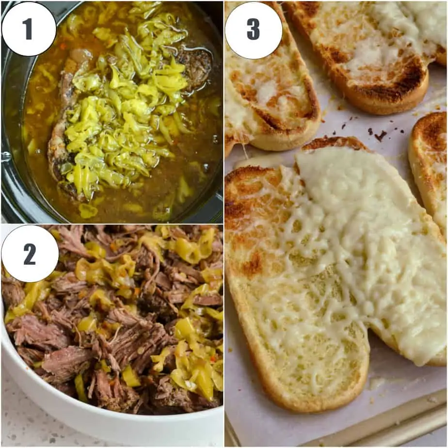 Italian beef made easy in the crock pot