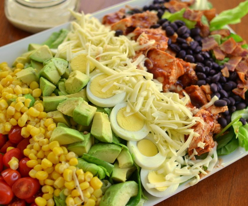 Barbecue Chicken Cobb Salad | Small Town Woman