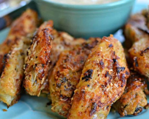 Garlic Parmesan Chicken Wings