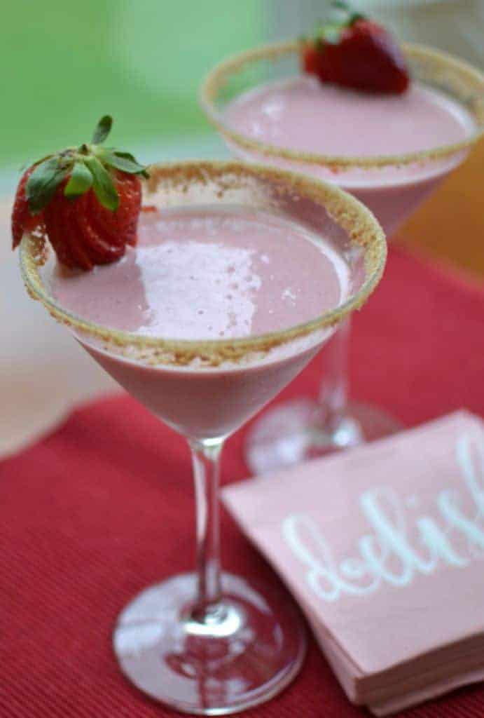 Strawberry Cheesecake Martini Small Town Woman