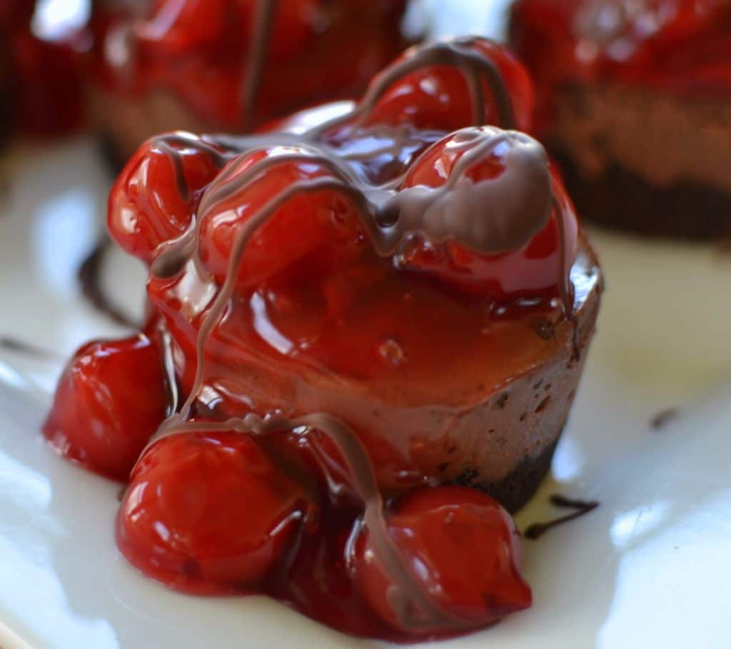 Black Forest Mini Cheesecakes (4)