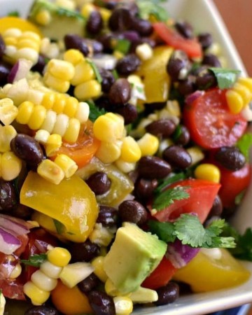 Fresh Black Bean and Corn Salad