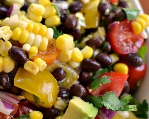 Fresh Black Bean and Corn Salad