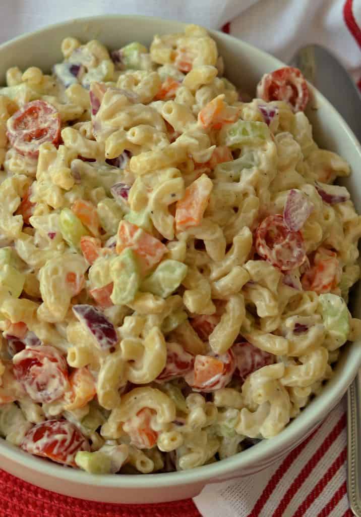 Creamy Macaroni Salad Recipe Small Town Woman