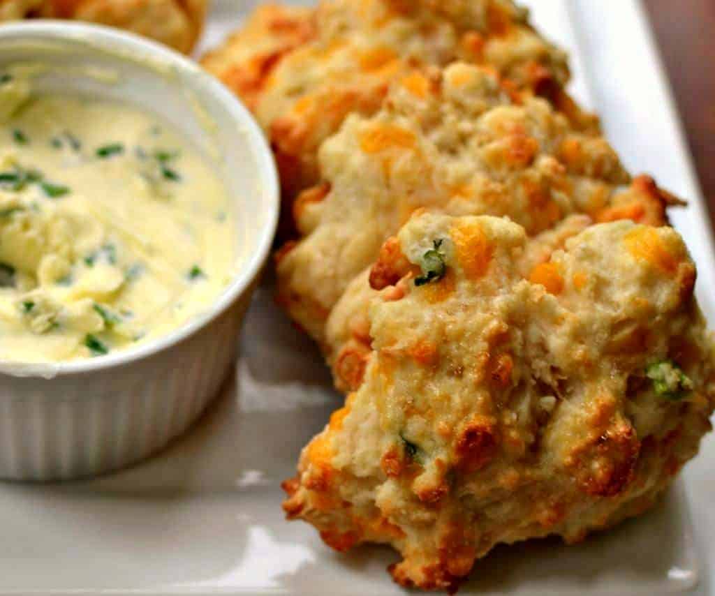 These delectable Cheddar Biscuits are just as delicious as Red Lobster cheddar bay biscuits without all the expense. 