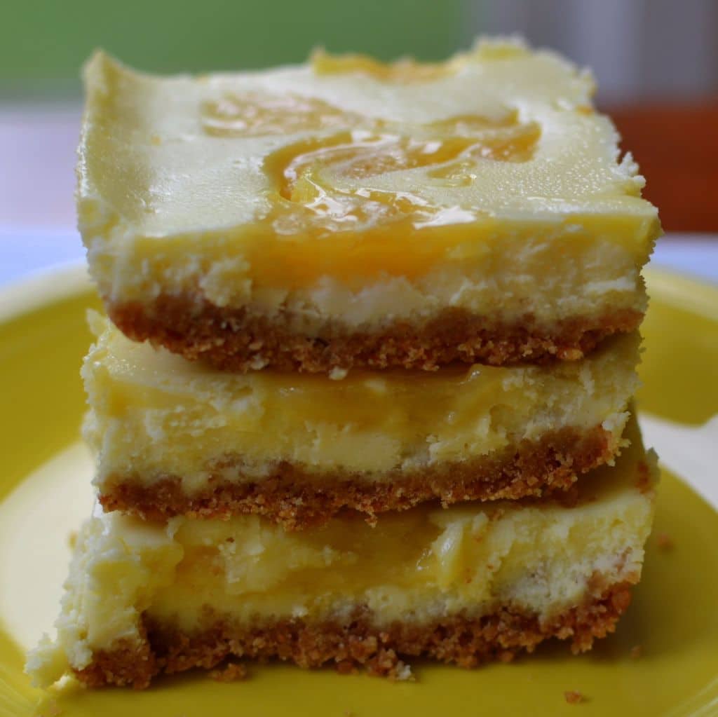 Lemon curd cheesecake bars small town woman
