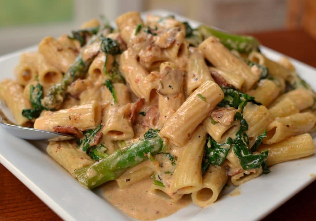 Bacon Asparagus Cajun Pasta (2)