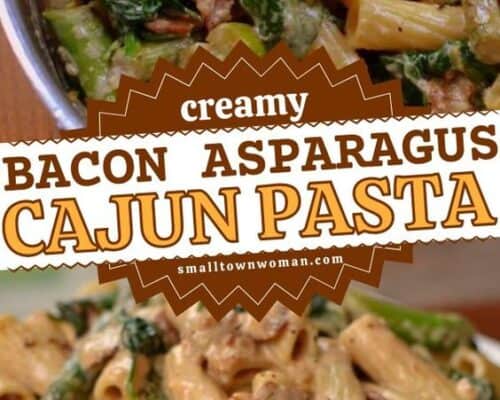 Bacon Asparagus Cajun Pasta