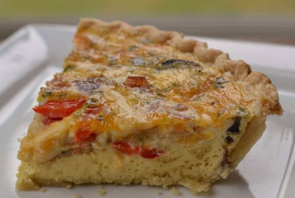 Bacon Mushroom Quiche | Small Town Woman