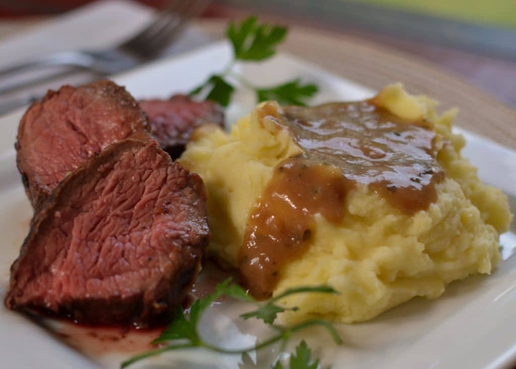 This tender beef shoulder and hearty gravy is a delicious dinner