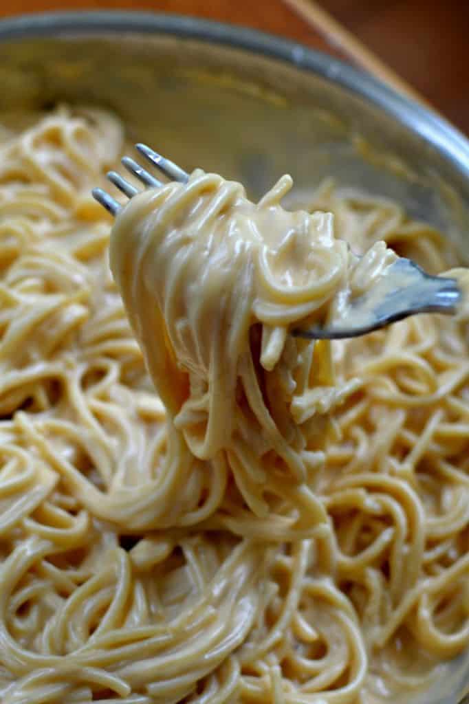 Easy Cheesy Spaghetti - Small Town Woman