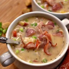 Creamy Ham and Potato Soup Recipe-image