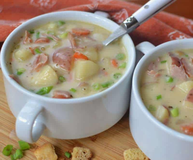 Creamy Potato Ham Soup Small Town Woman