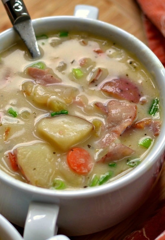 Potato soup on sale recipe with ham