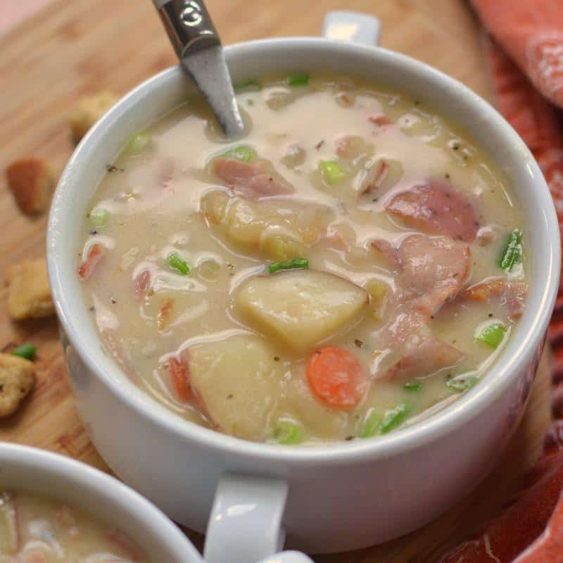 Creamy Potato Ham Soup Small Town Woman