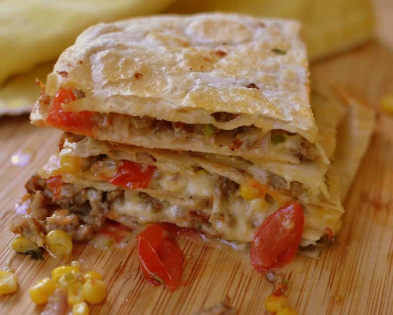 Easy Fiesta Quesadilla Small Town Woman