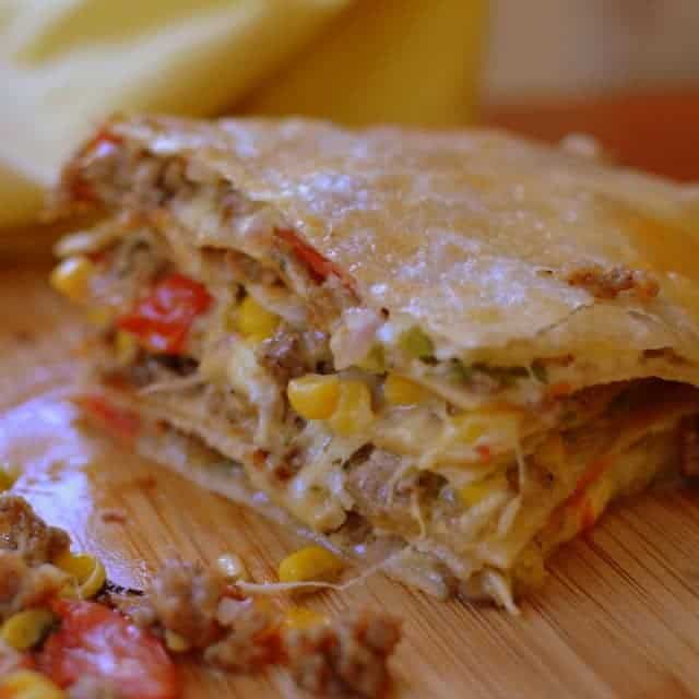 Easy Fiesta Quesadilla Small Town Woman