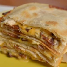 Chicken and Cheese Quesadilla